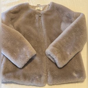 Light Grey Fur Jacket
